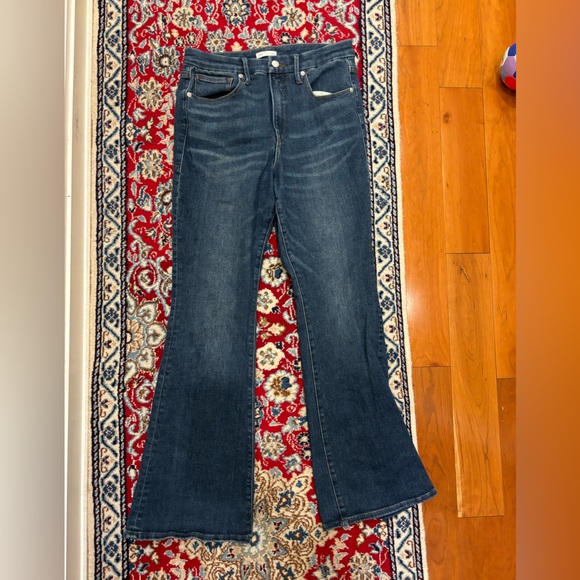 Good American Good Classic Bootcut Jean size 14 in Blue 811 - Picture 6 of 8